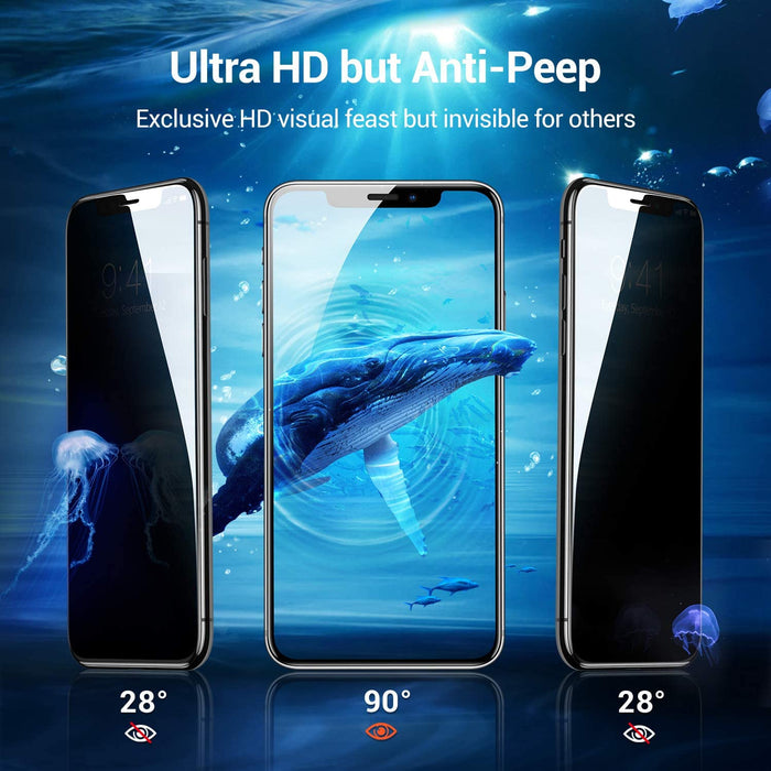 [Privacy Protection]Military Grade Shatterproof Anti-Scratch Tempered Glass For iPhone