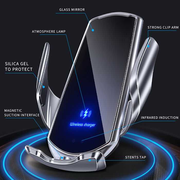 Fast Charging Infrared Induction Car Charger Compatible with Most Smart Phones