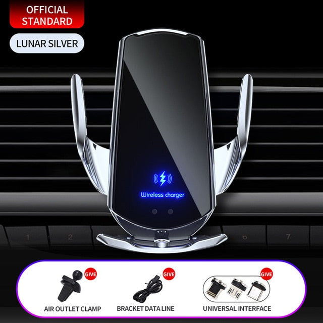 Fast Charging Infrared Induction Car Charger Compatible with Most Smart Phones