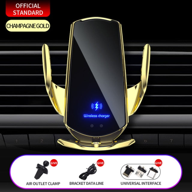 Fast Charging Infrared Induction Car Charger Compatible with Most Smart Phones