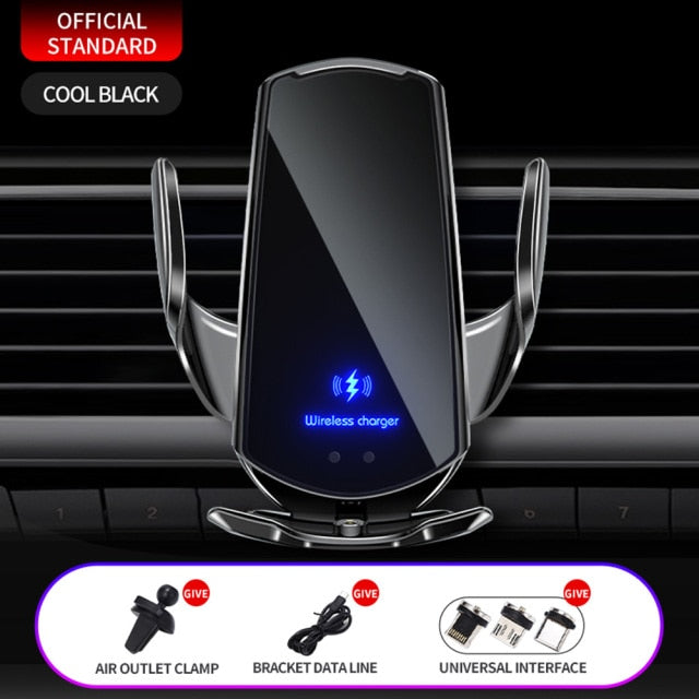 Fast Charging Infrared Induction Car Charger Compatible with Most Smart Phones