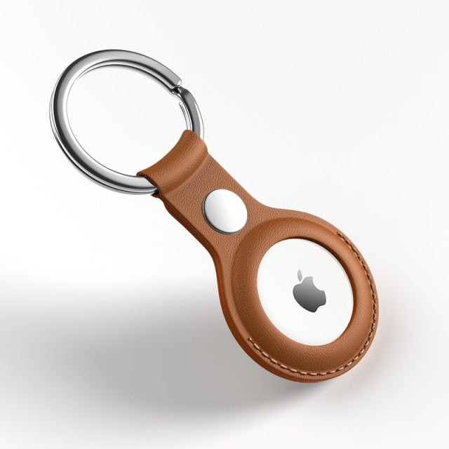 Leather Key Ring for Apple Airtag