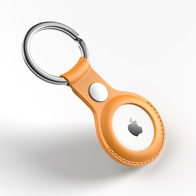 Leather Key Ring for Apple Airtag