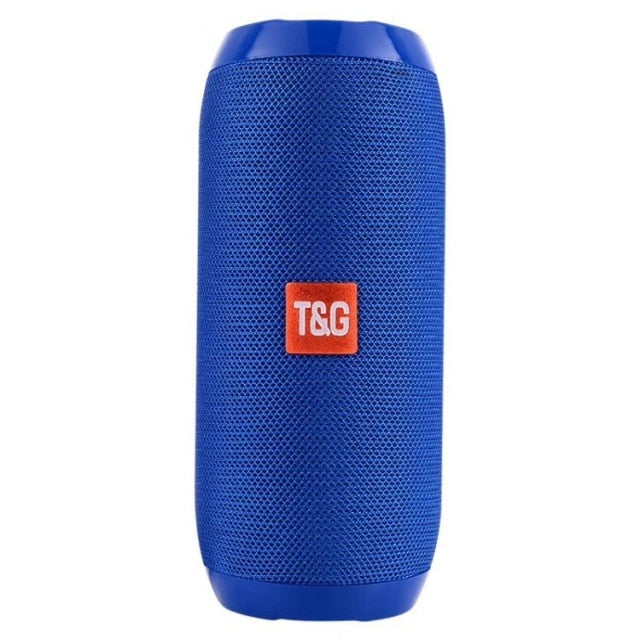 TG117 Portable Outdoor Bluetooth-compatible Speakers Waterproof Column Loudspeaker Support TF Card & FM Radio