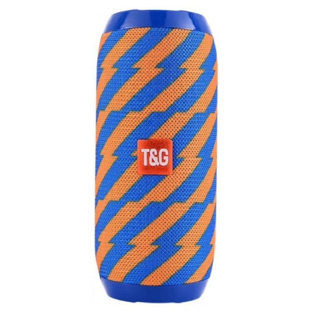 TG117 Portable Outdoor Bluetooth-compatible Speakers Waterproof Column Loudspeaker Support TF Card & FM Radio