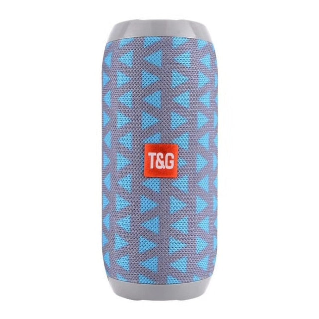 TG117 Portable Outdoor Bluetooth-compatible Speakers Waterproof Column Loudspeaker Support TF Card & FM Radio