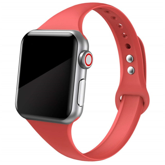 Slim Silicone Band for Apple Watch