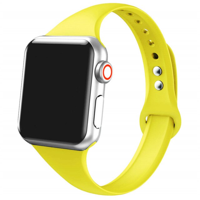 Slim Silicone Band for Apple Watch