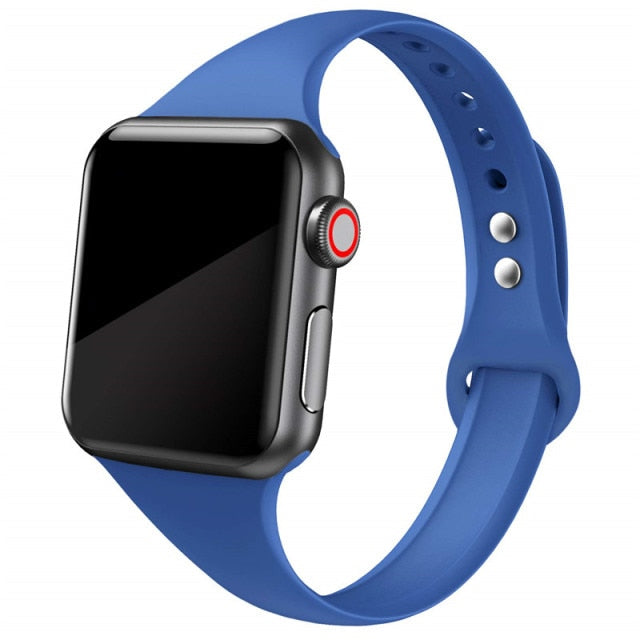 Slim Silicone Band for Apple Watch