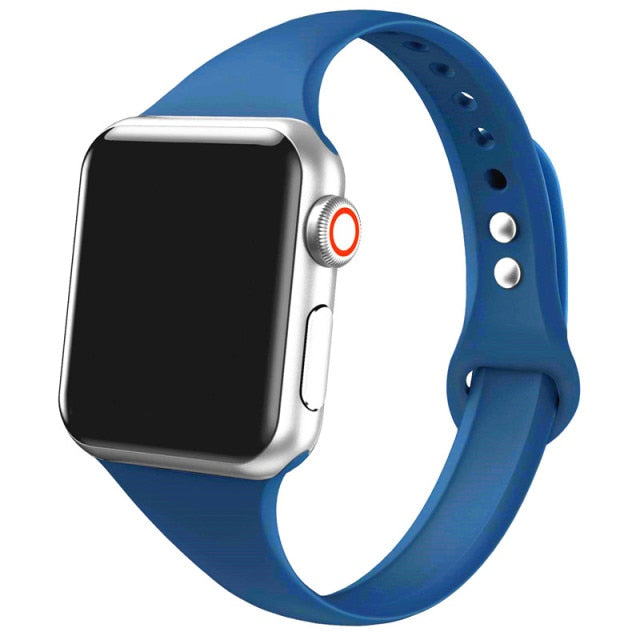 Slim Silicone Band for Apple Watch