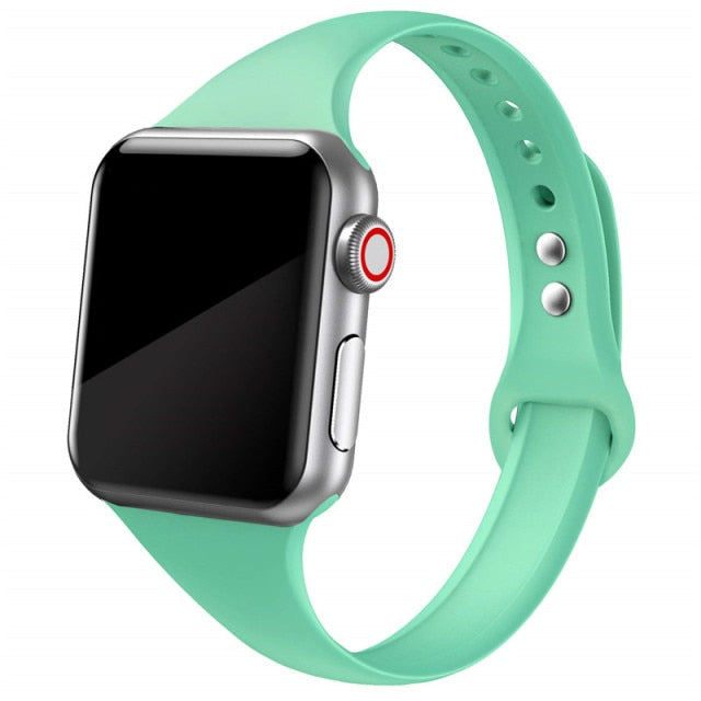 Slim Silicone Band for Apple Watch