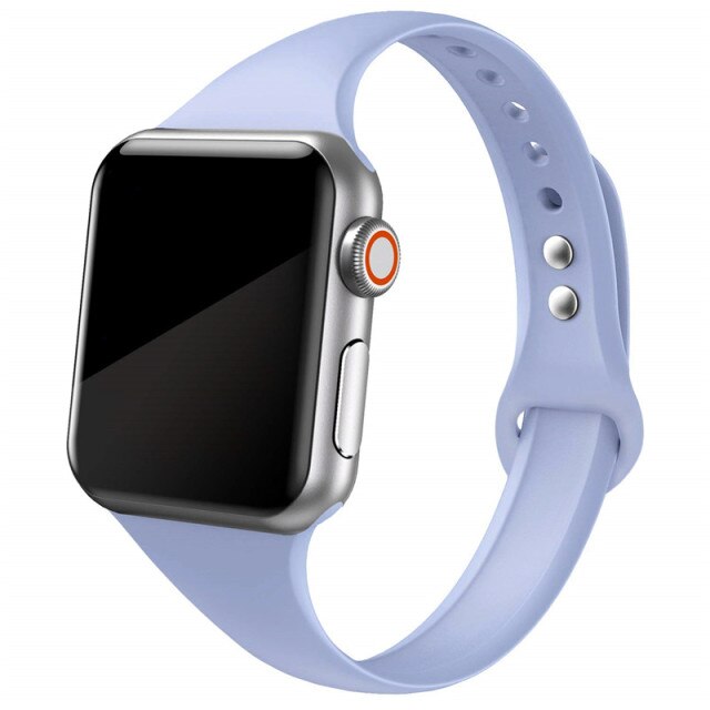 Slim Silicone Band for Apple Watch