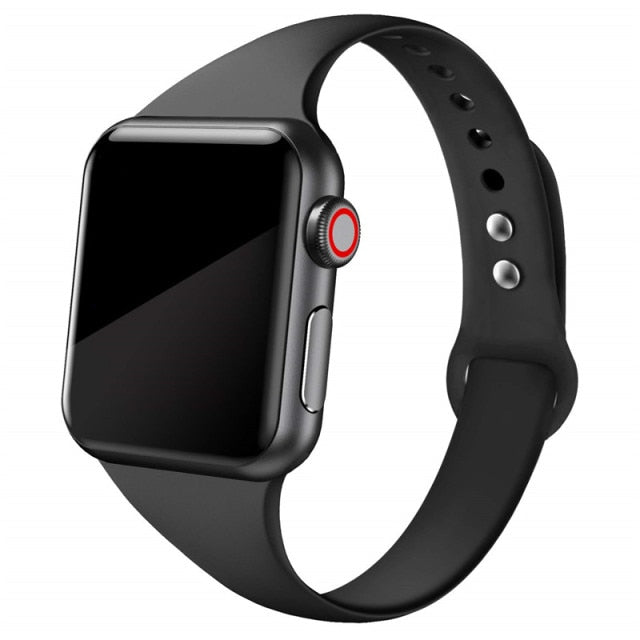 Slim Silicone Band for Apple Watch