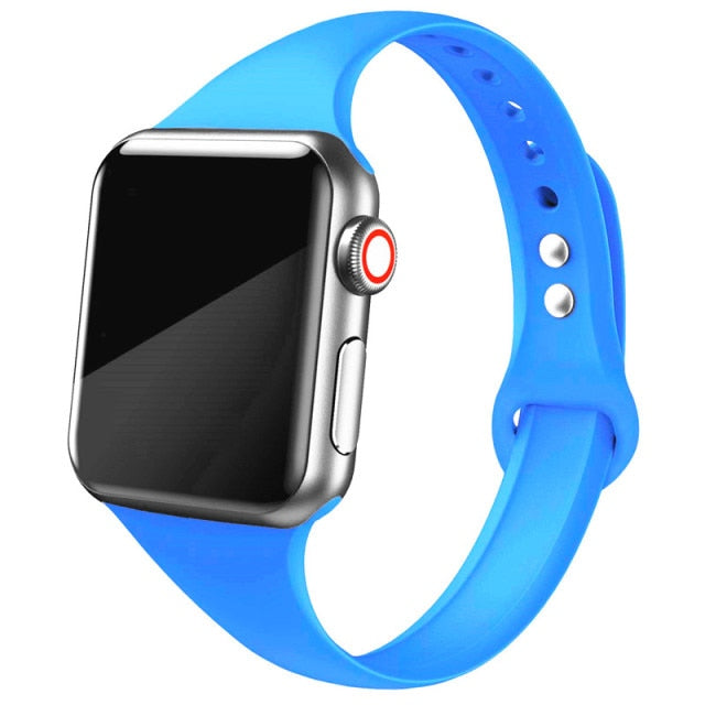 Slim Silicone Band for Apple Watch