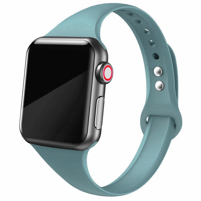 Slim Silicone Band for Apple Watch