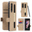 Genuine Leather Wallet Case With S Pen Protective Cover For Samsung Galaxy Z Fold 3