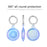 Soft Plastic Shell Keychain For Apple Airtag