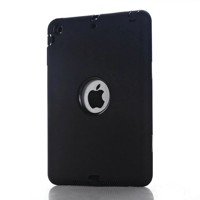 Shockproof Heavy Duty Silicone Hard Case for iPad mini 1/2/3 with Screen Protector Film+free Stylus Pen