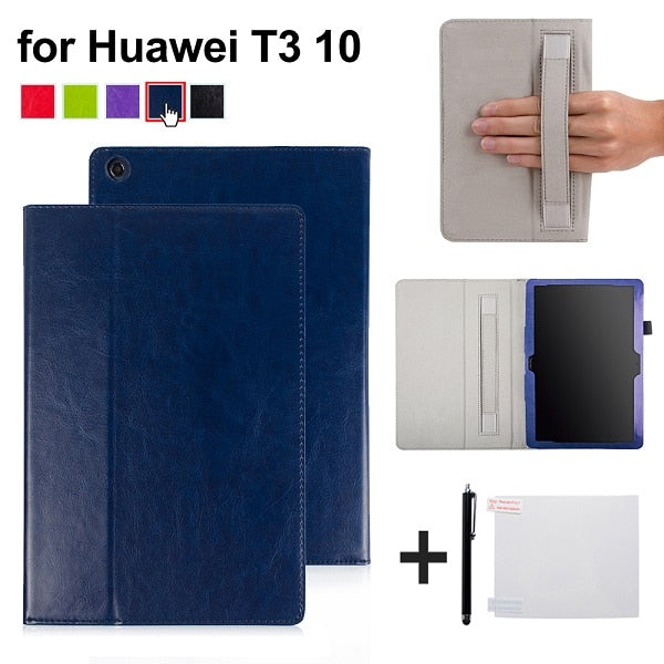 Leather Case With FREE Gifts for Huawei MediaPad T3 10 AGS-L09 AGS-L03 9.6 inch