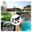 5 in 1 Clip-on Phone Camera Lens Wide Angle+198 Fisheye+ 15X Macro + CPL +2X Telephoto Lens