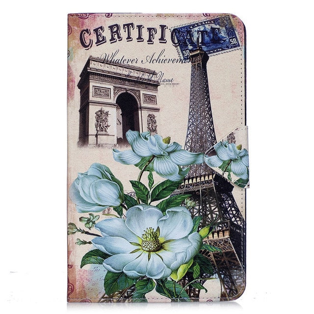 PU Leather Tablet Case With FREE Screen Protector + Pen For Samsung Galaxy Tab A A6 10.1" 2016 SM-T580 T585 T580 T585N