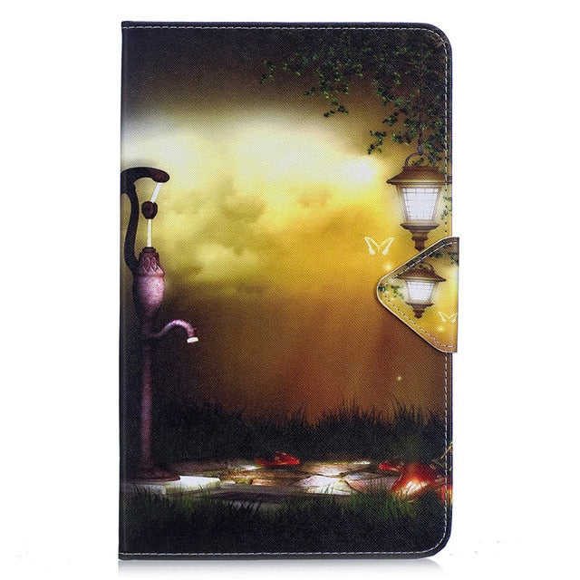 PU Leather Tablet Case With FREE Screen Protector + Pen For Samsung Galaxy Tab A A6 10.1" 2016 SM-T580 T585 T580 T585N