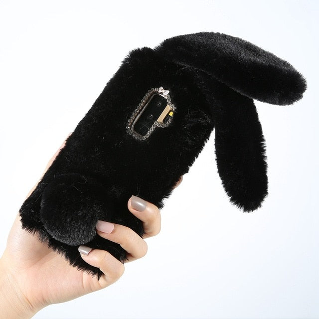 Soft Furry Case For Samsung Galaxy S8 S9 Plus S6 S7 A3 A5 A7 J3 J5 J7 2016 2017