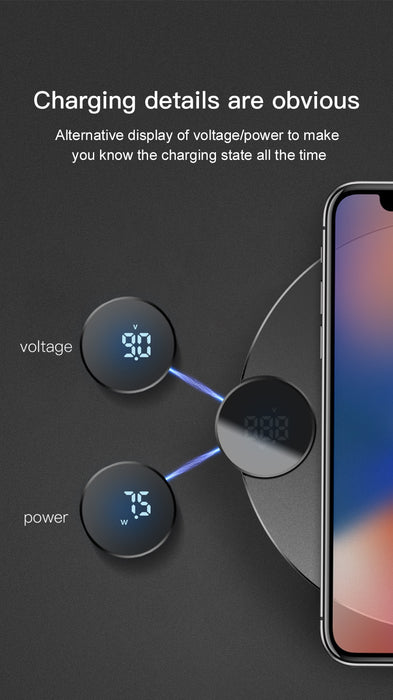 Baseus LED Qi Wireless Charger With Fast Charging