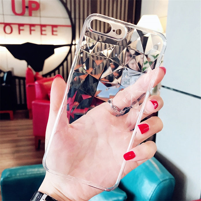 Luxury Diamond Texture Case For iPhone