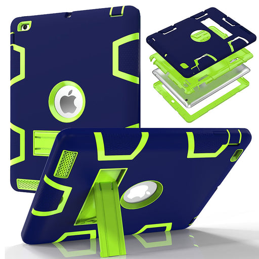 Hybrid Three Layer Heavy Duty Armor Full Body Protector Case with Free stylus For Apple iPad 2 iPad 3 iPad 4